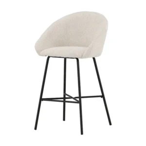 Barkruk VELVET BS 1NOS 59x54x96 Wit