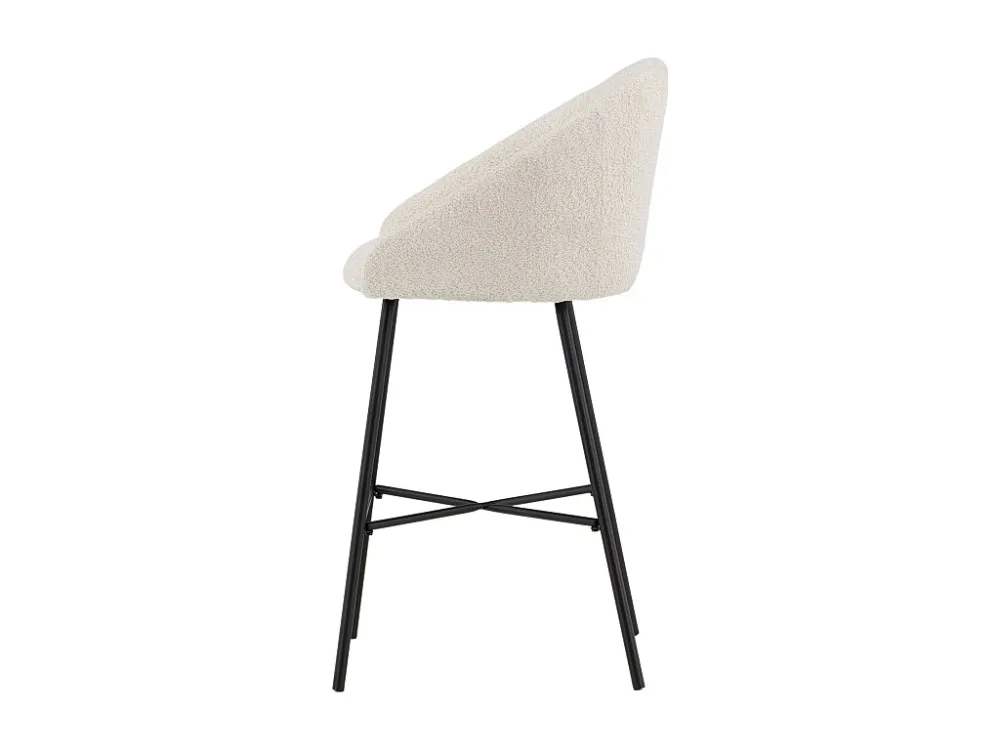 Barkruk VELVET BS 1NOS 59x54x96 Wit
