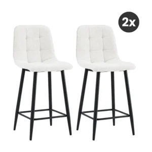 2x Barkruk Yerevan - Ivoor Bouclé