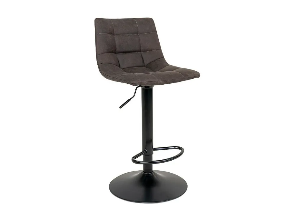 Lot de 2 Tabourets Hauts Middelfart, Gris, 43x43x108 cm, EPIKASA