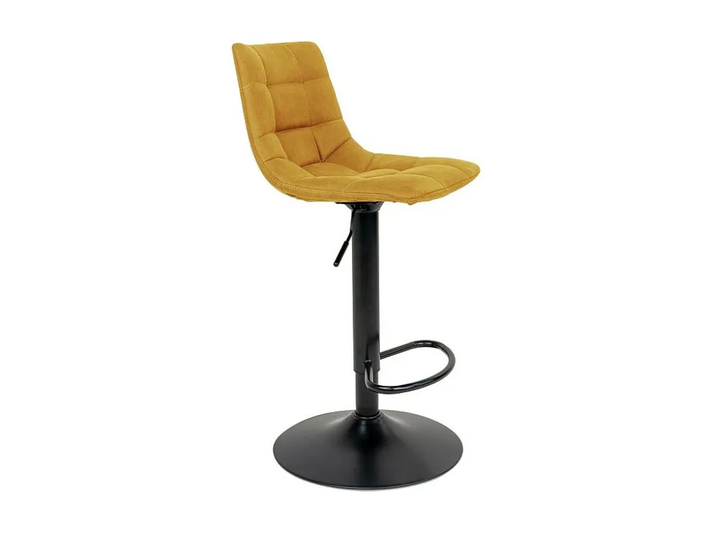 Lot de 2 Tabourets Hauts Middelfart, Jaune, 43x43x108 cm, EPIKASA