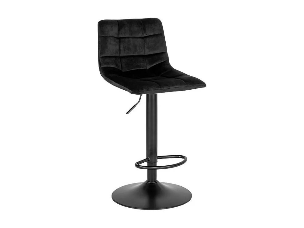 Lot de 2 Tabourets Hauts Middelfart, Noir, 43x43x108 cm, EPIKASA