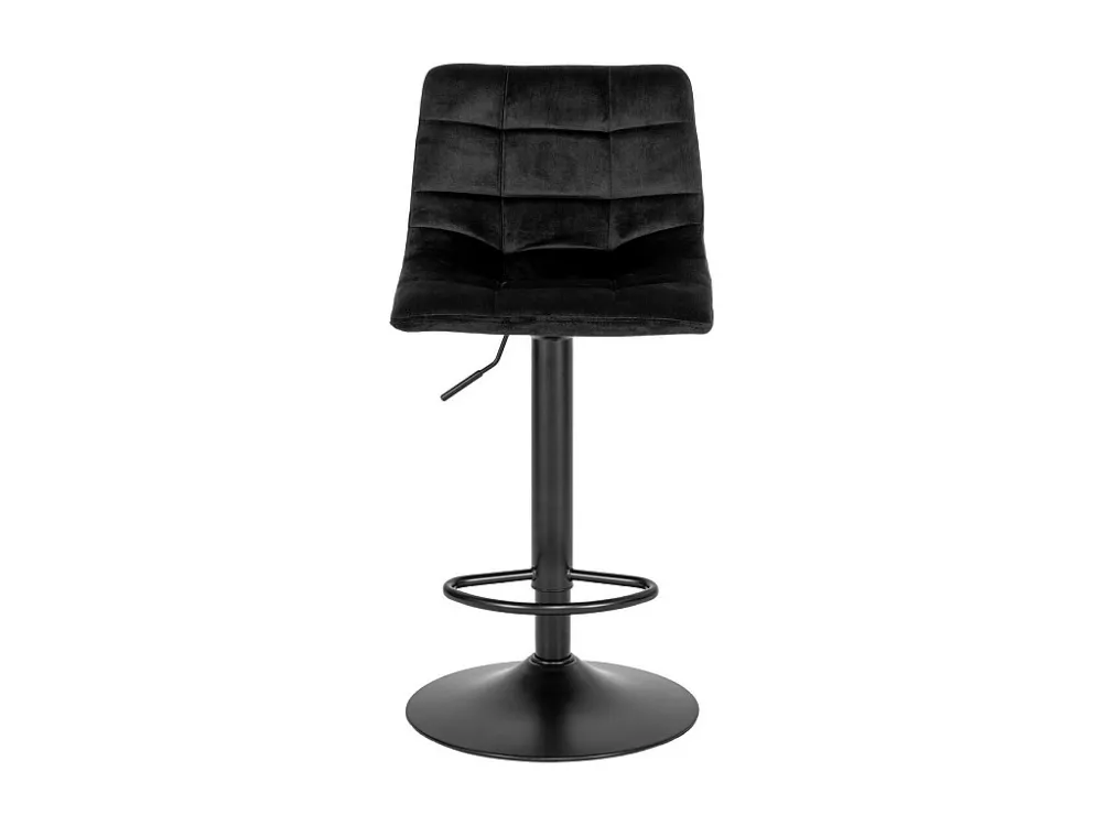 Lot de 2 Tabourets Hauts Middelfart, Noir, 43x43x108 cm, EPIKASA