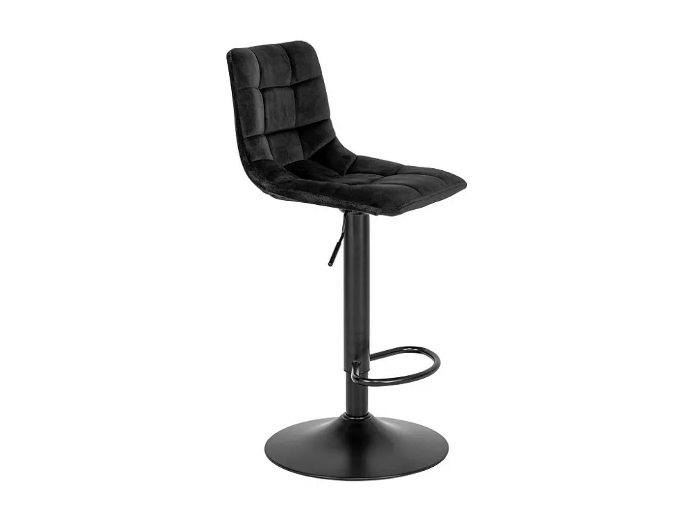 Lot de 2 Tabourets Hauts Middelfart, Noir, 43x43x108 cm, EPIKASA
