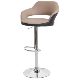 Barkruk MCW-F16, taupe-zwart