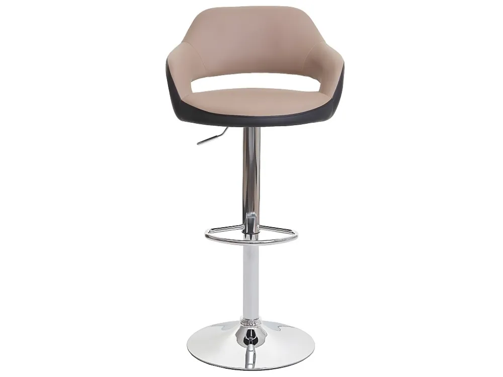Barkruk MCW-F16, taupe-zwart