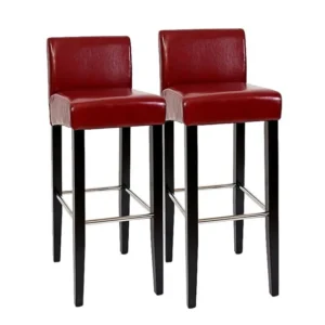 Barkruk N25 (set van 2), rood MCW