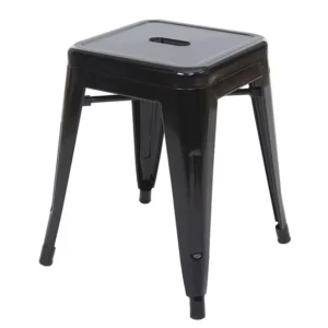 MCW-A73 metalen kruk, zwart