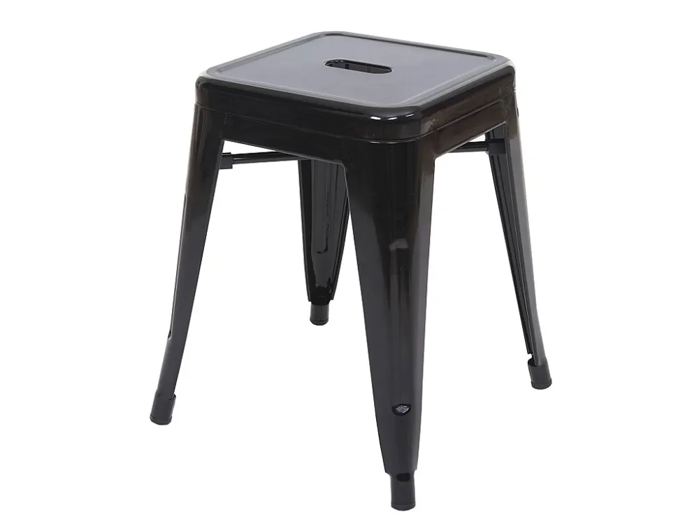 MCW-A73 metalen kruk, zwart