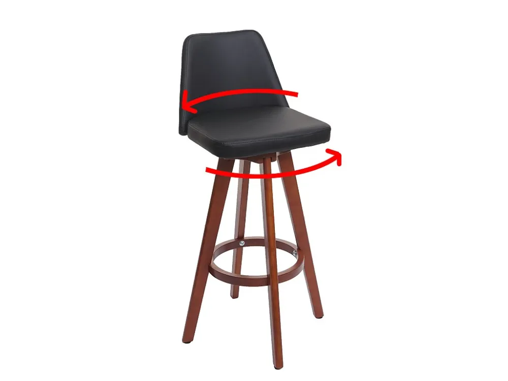 MCW-C43 barkruk (set van 2), zwart