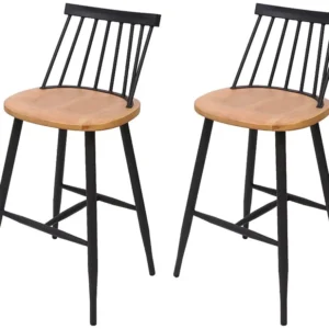 MCW-G69 barkruk (set van 2), natuurlijke kleur