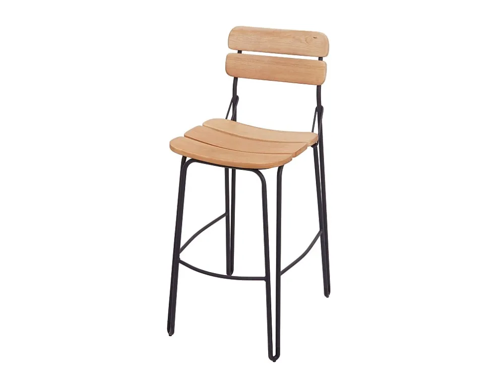 MCW-G71 barkruk (set van 2), natuurlijk bruin