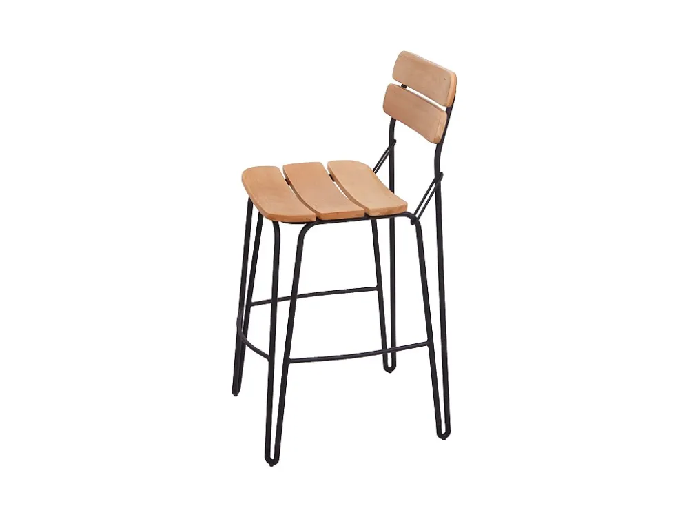 MCW-G71 barkruk (set van 2), natuurlijk bruin