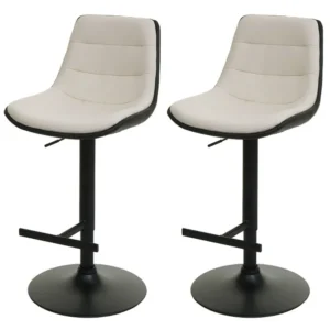 MCW-L85 barkruk (set van 2), crème-beige