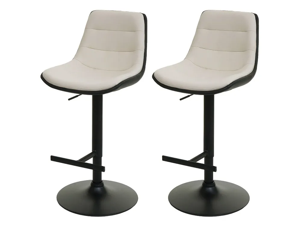 MCW-L85 barkruk (set van 2), crème-beige
