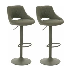 Set van 2 barkrukken MCW-N64, groen