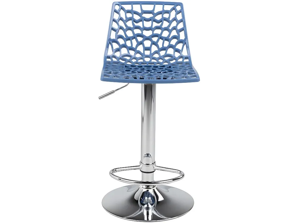 Set van 2 barkrukken CLARK - Polypropyleen - pruisisch blauw