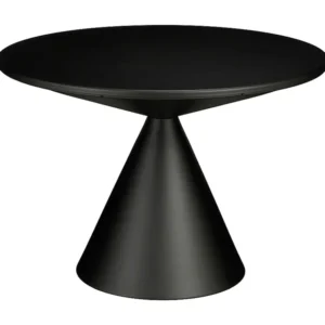 Bijzettafel van metaal - 42 x Ø60 - Zwart - ROYALE