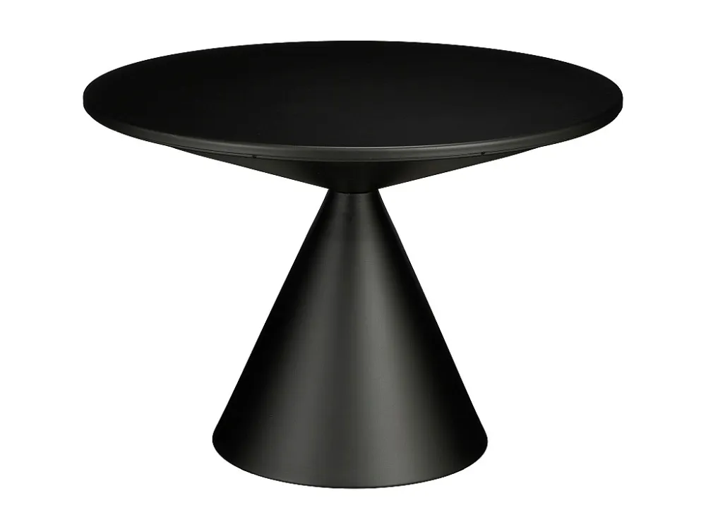Bijzettafel van metaal - 42 x Ø60 - Zwart - ROYALE