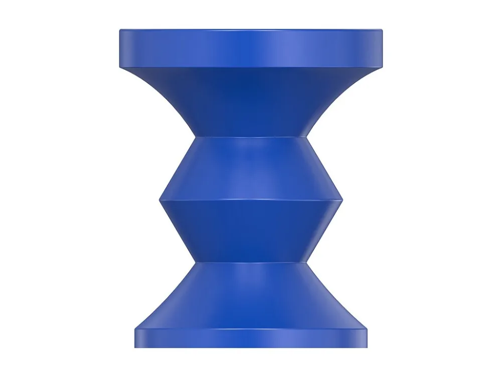 Bijzettafeltje van metaal - Kleur: blauw - ZOLIMI