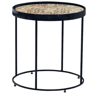 Cheveron Dienblad 46 cm Bruin Loft24