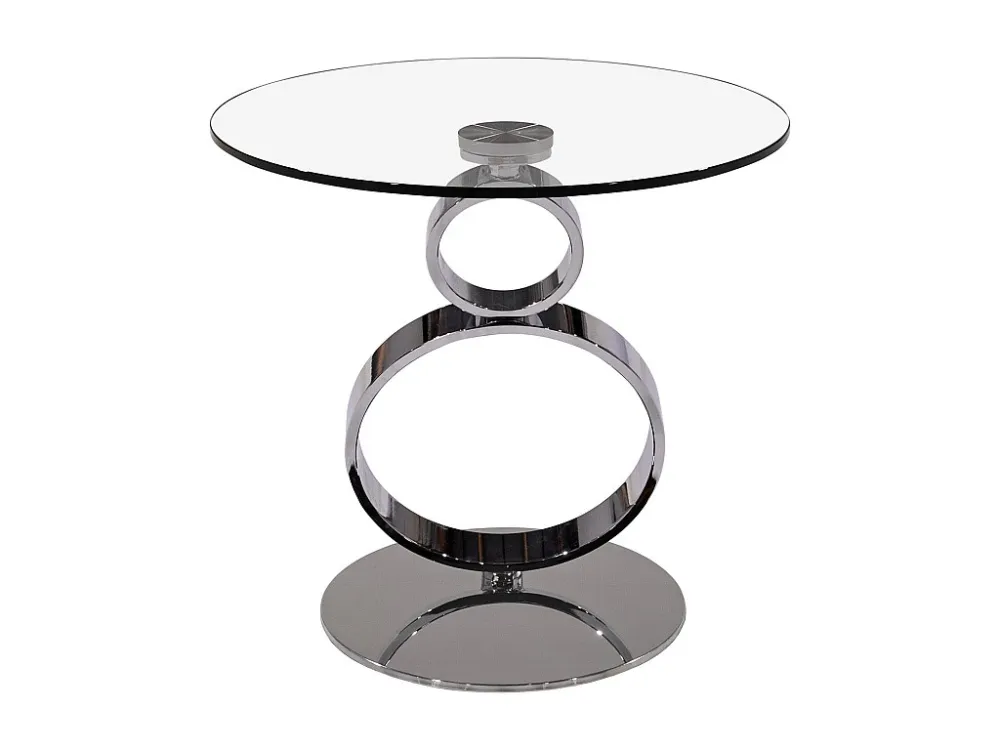 Bijzettafel - Gehard glas en roestvrij staal - Beste prijs Maison Céphy