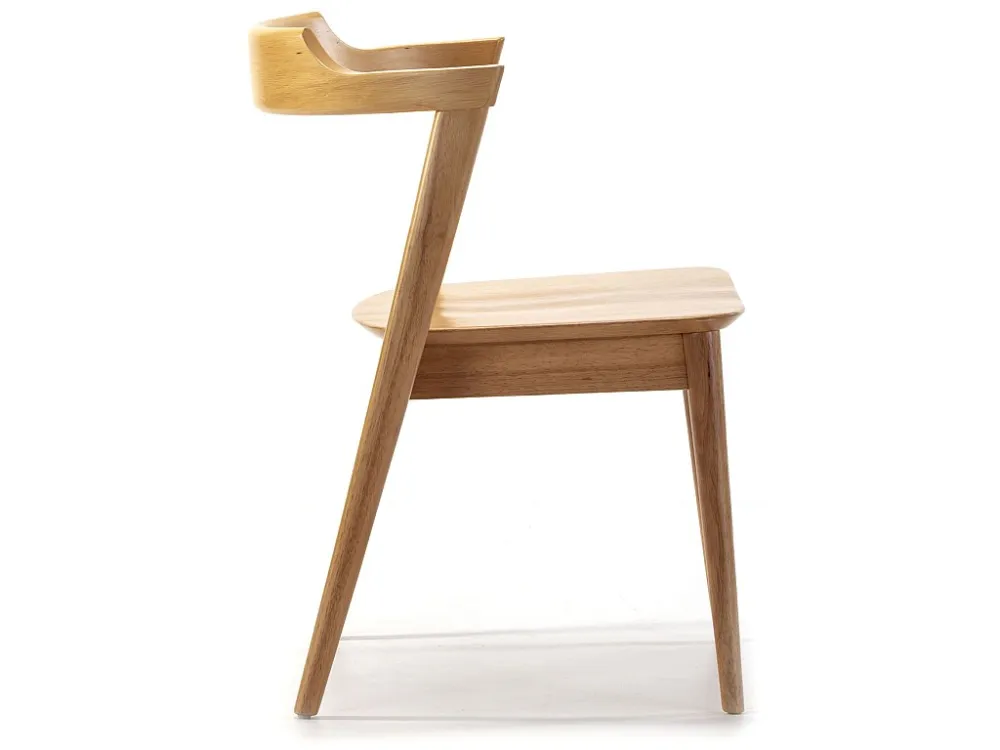 Set van 2 stoelen Venus Kleur Eiken, Massief Hout, 58 x 57,5 x 76 cm VS Venta-stock