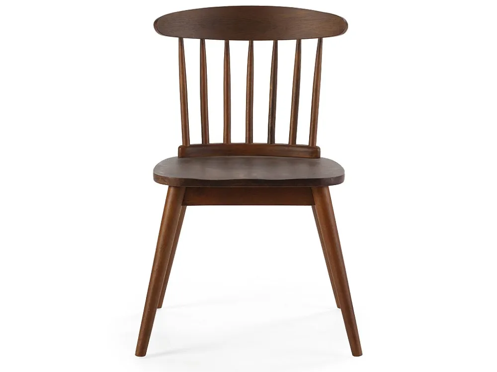 Twee Ben houten stoelen walnootkleurige. VS Venta-stock