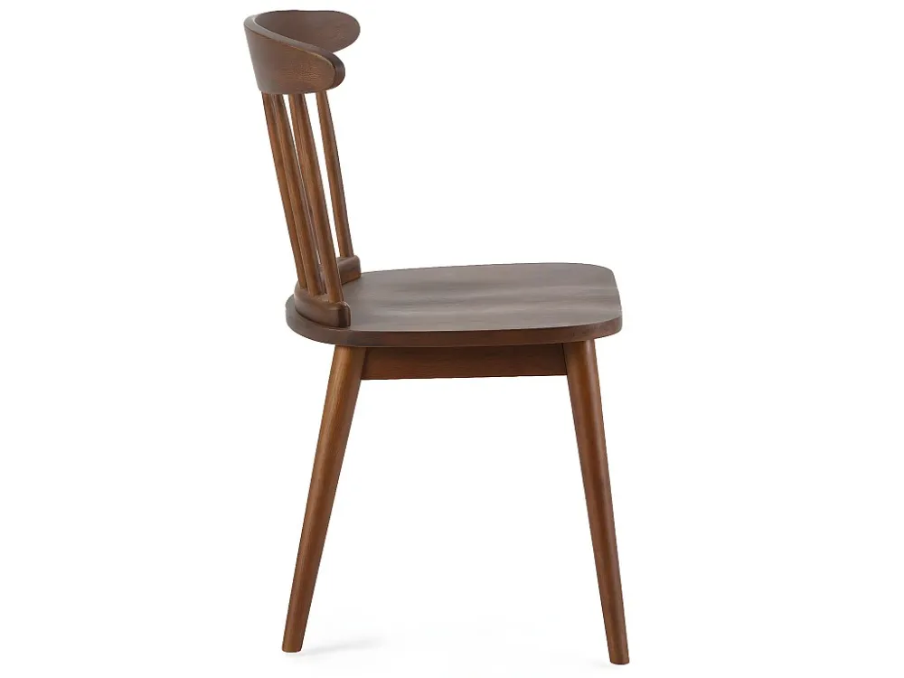 Twee Ben houten stoelen walnootkleurige. VS Venta-stock