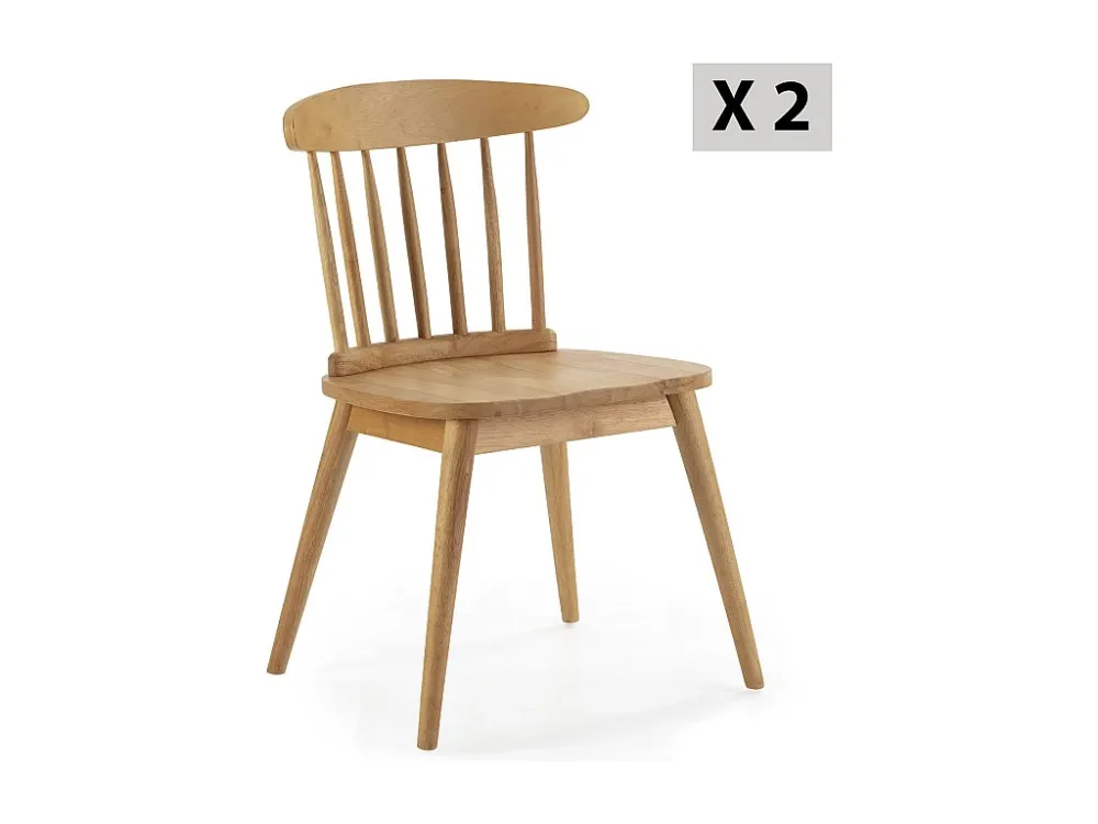 Twee eikenhouten Ben stoelenpakket. VS Venta-stock