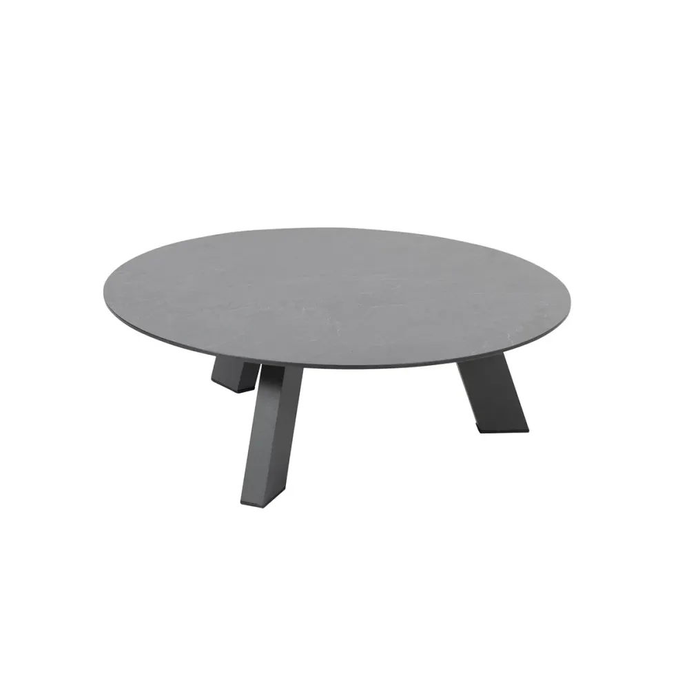 4 Seasons loungetafel Cosmic slate antraciet - Ø78 cm 4 Seasons Outdoor