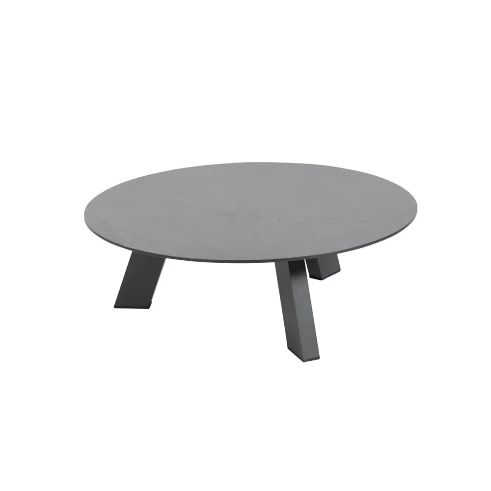 4 Seasons loungetafel Cosmic slate antraciet - Ø78 cm 4 Seasons Outdoor