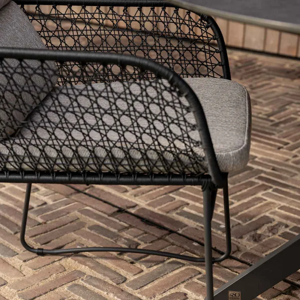 4 Seasons tuinstoel Aprilla antraciet 4 Seasons Outdoor