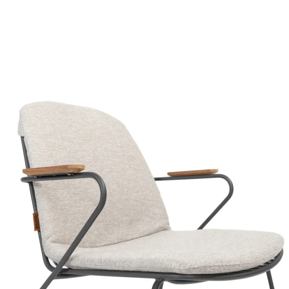 4 Seasons tuinstoel Veneto donker grijs - stapelbaar 4 Seasons Outdoor