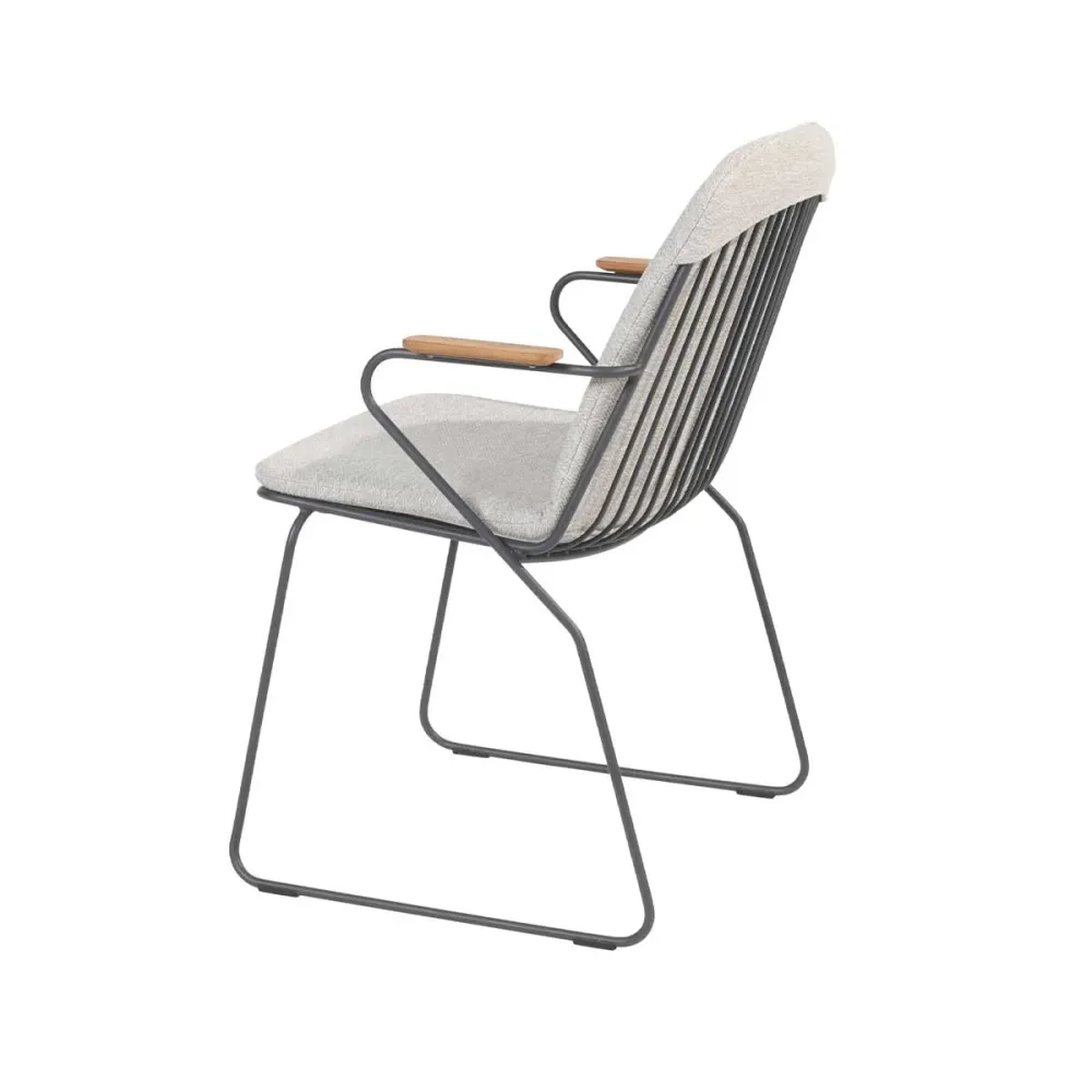 4 Seasons tuinstoel Veneto donker grijs - stapelbaar 4 Seasons Outdoor
