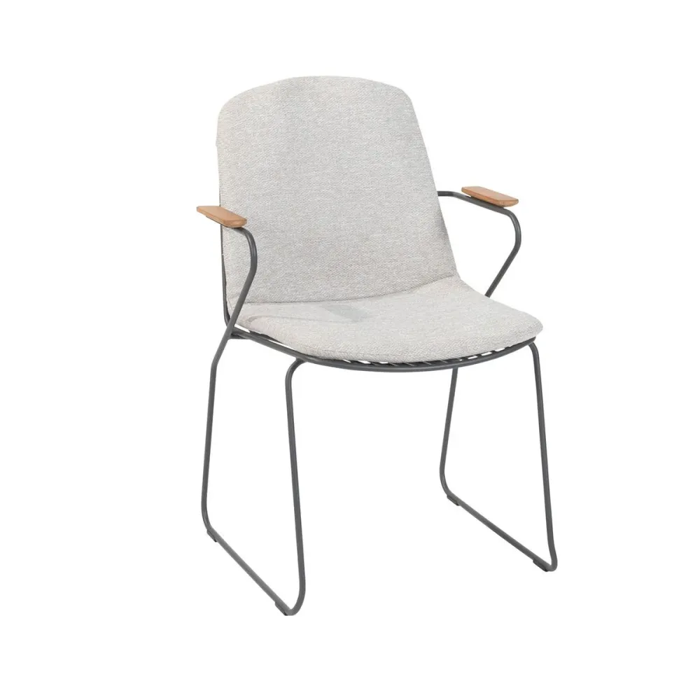 4 Seasons tuinstoel Veneto donker grijs - stapelbaar 4 Seasons Outdoor
