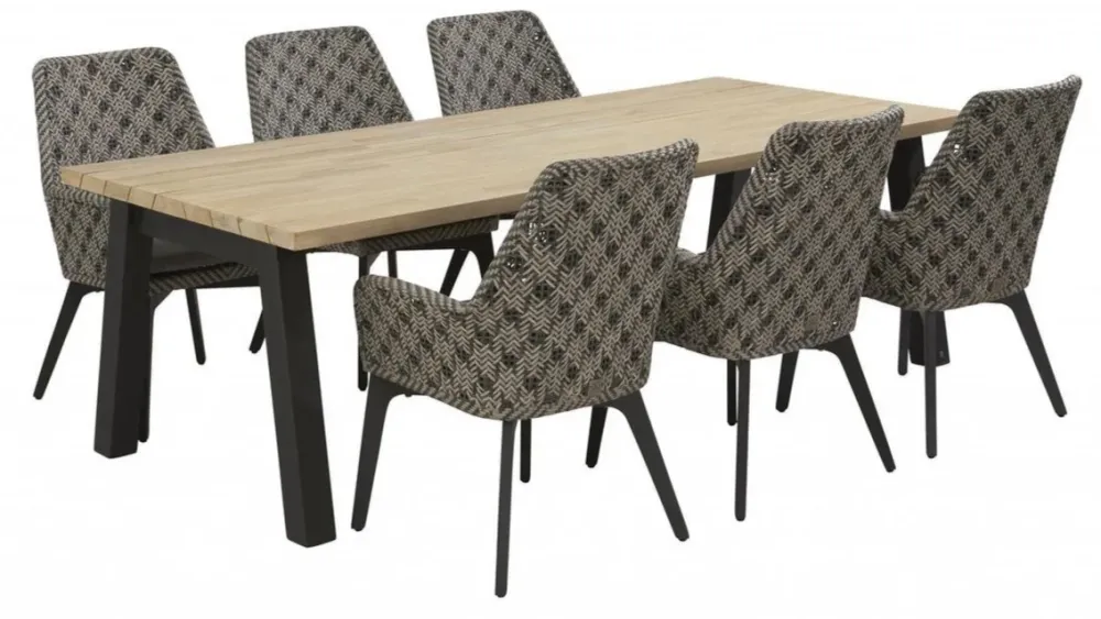 4 Seasons outdoor dining set - demo