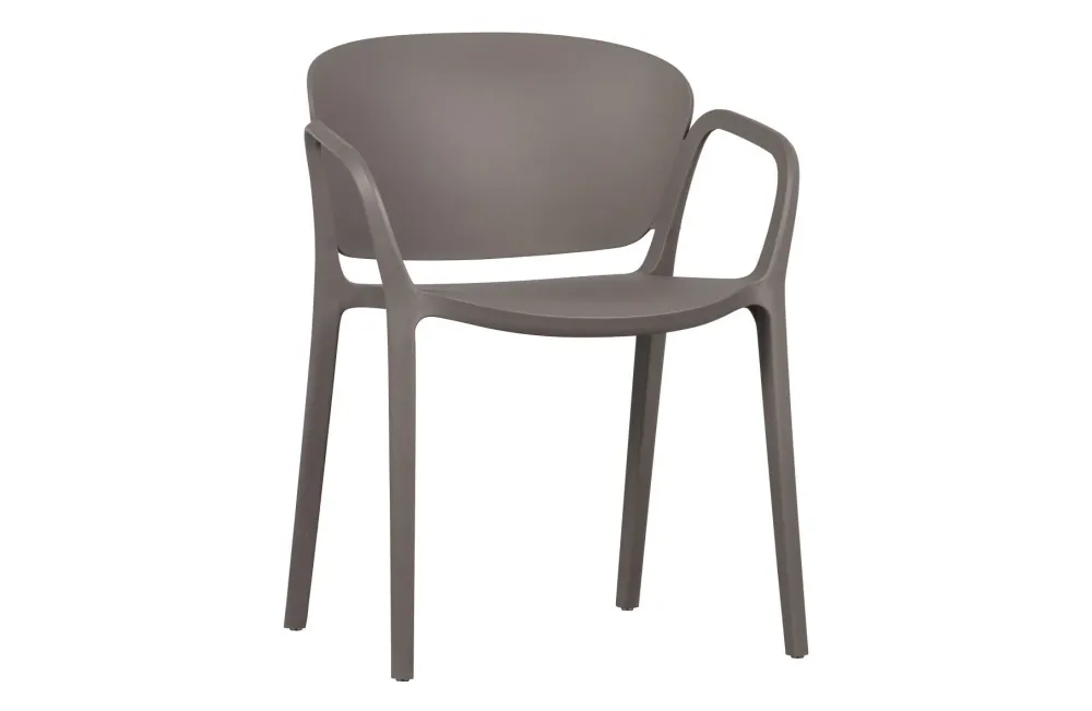 WOOOD Bent tuinstoel Taupe De Eekhoorn