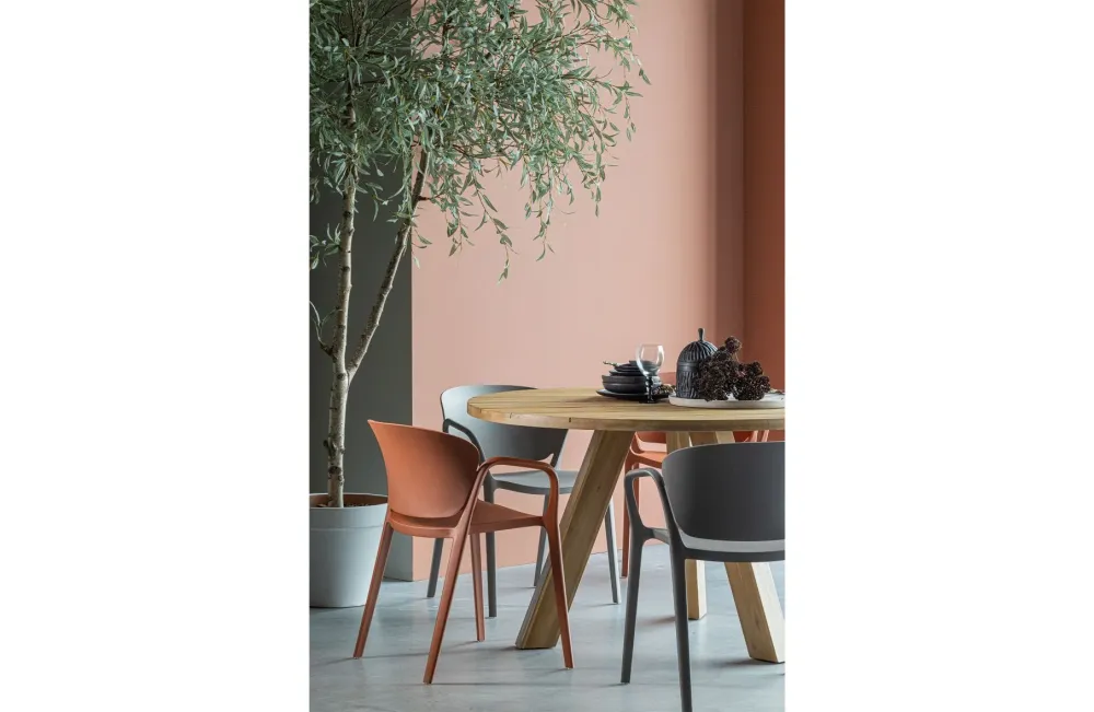 WOOOD Bent tuinstoel Taupe De Eekhoorn