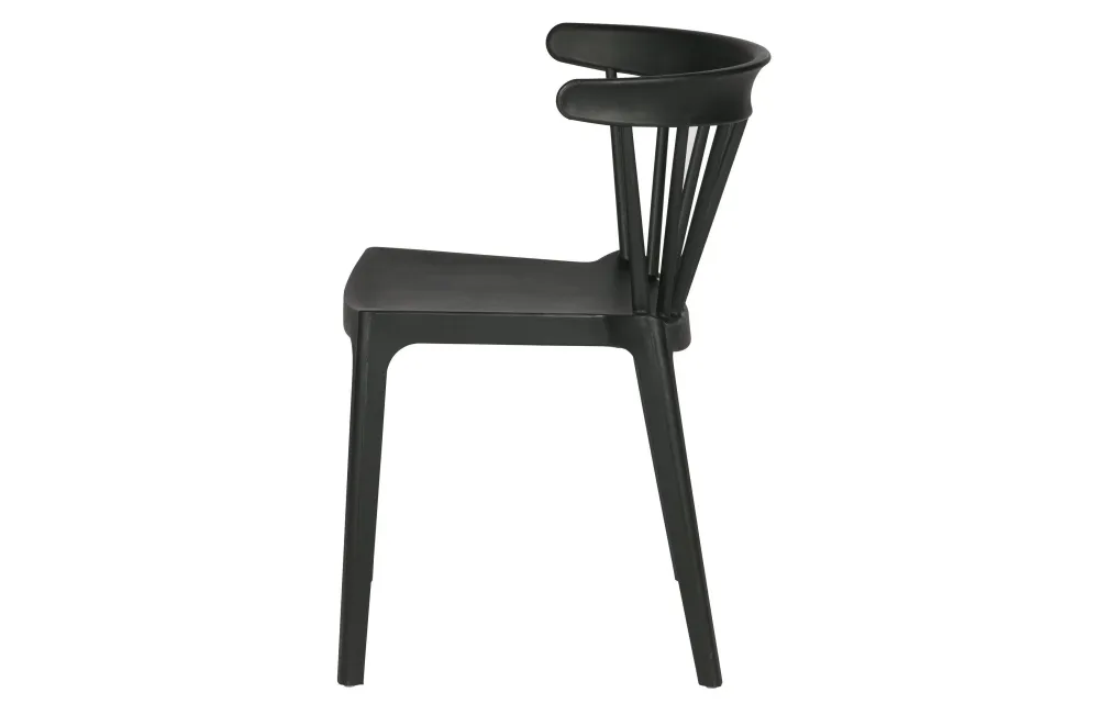 WOOOD Bliss spijlenstoel Zwart De Eekhoorn