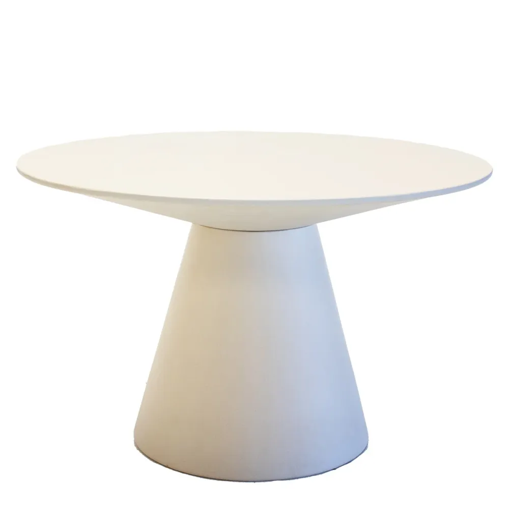 DÉJA Living Tuintafel Stockholm - Rond Beige Eco Composiet - 120x120x75cm