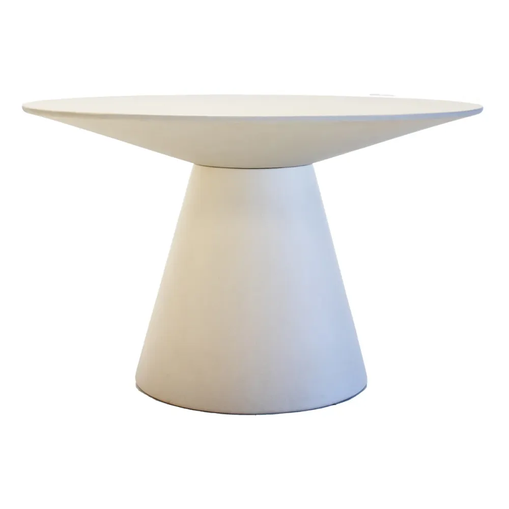 DÉJA Living Tuintafel Stockholm - Rond Beige Eco Composiet - 120x120x75cm