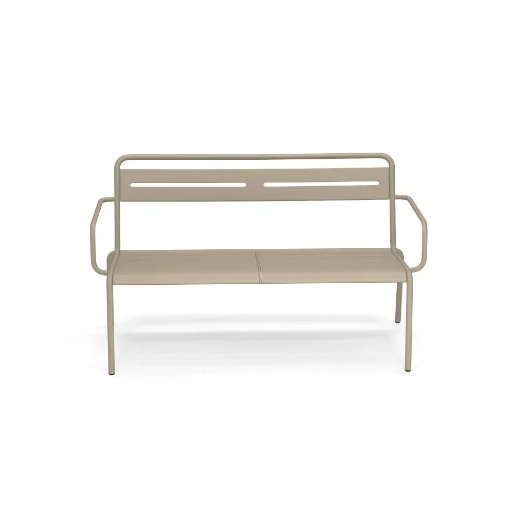 EMU Star tuinbank met arm taupe