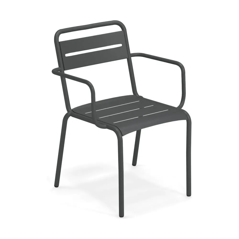 EMU Star tuinstoel met arm antique iron