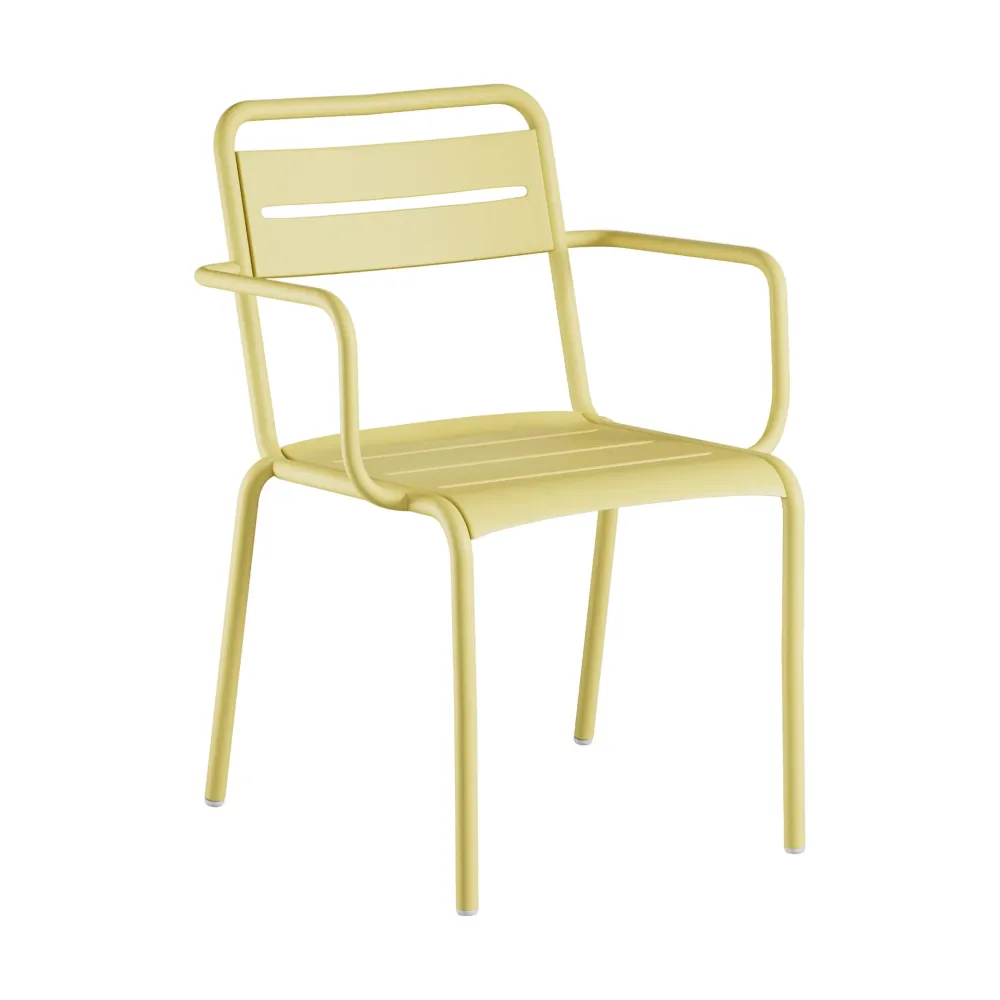 EMU Star tuinstoel met arm Vanilla Yellow