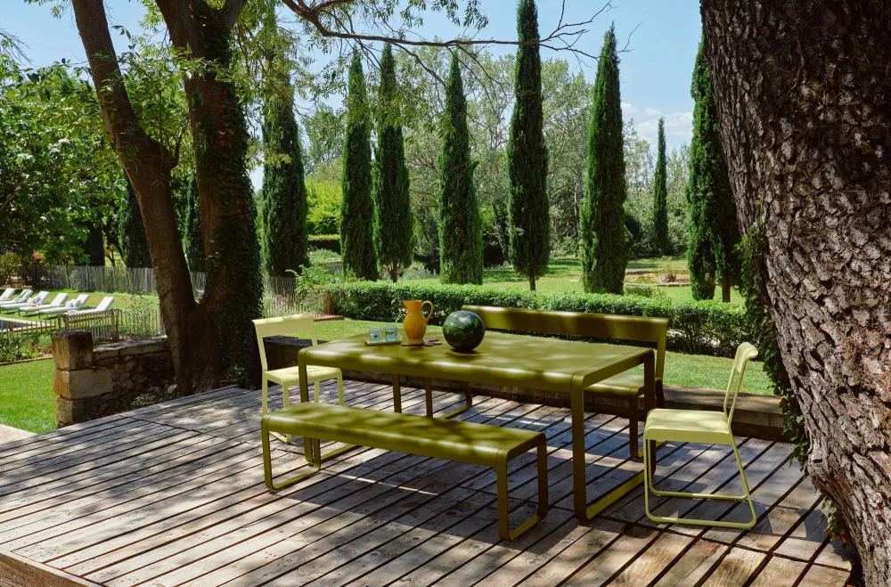 Fermob Bellevie bench tuinbank Cotton white