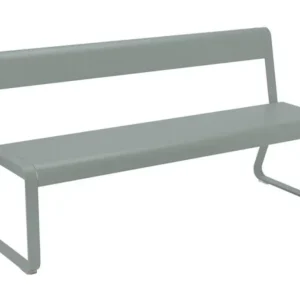 Fermob Bellevie bench tuinbank met rugleuning Lapilli Grey