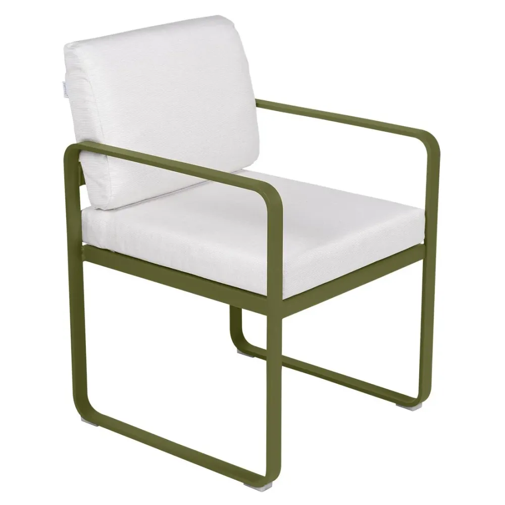 Fermob Bellevie dining armchair tuinstoel Pesto - Off-White