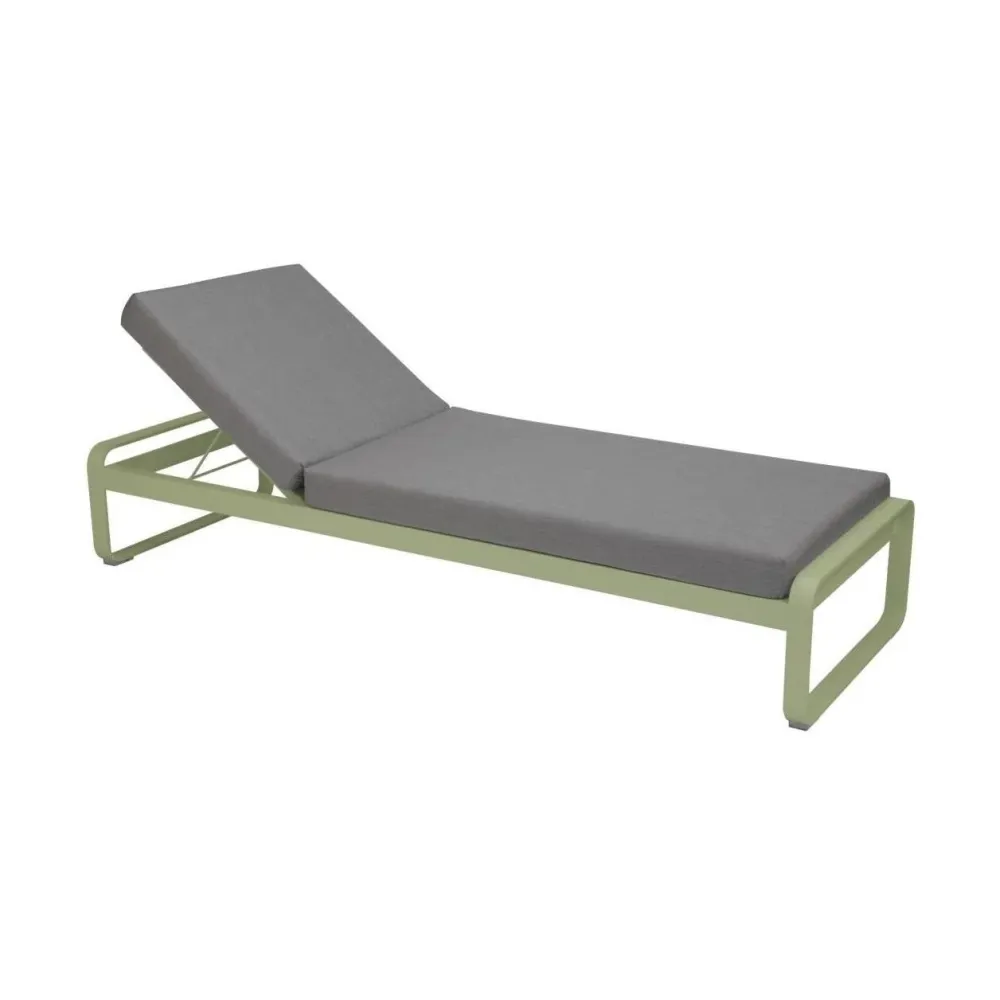 Fermob Bellevie Premium Sunlounger ligbed Willow Green