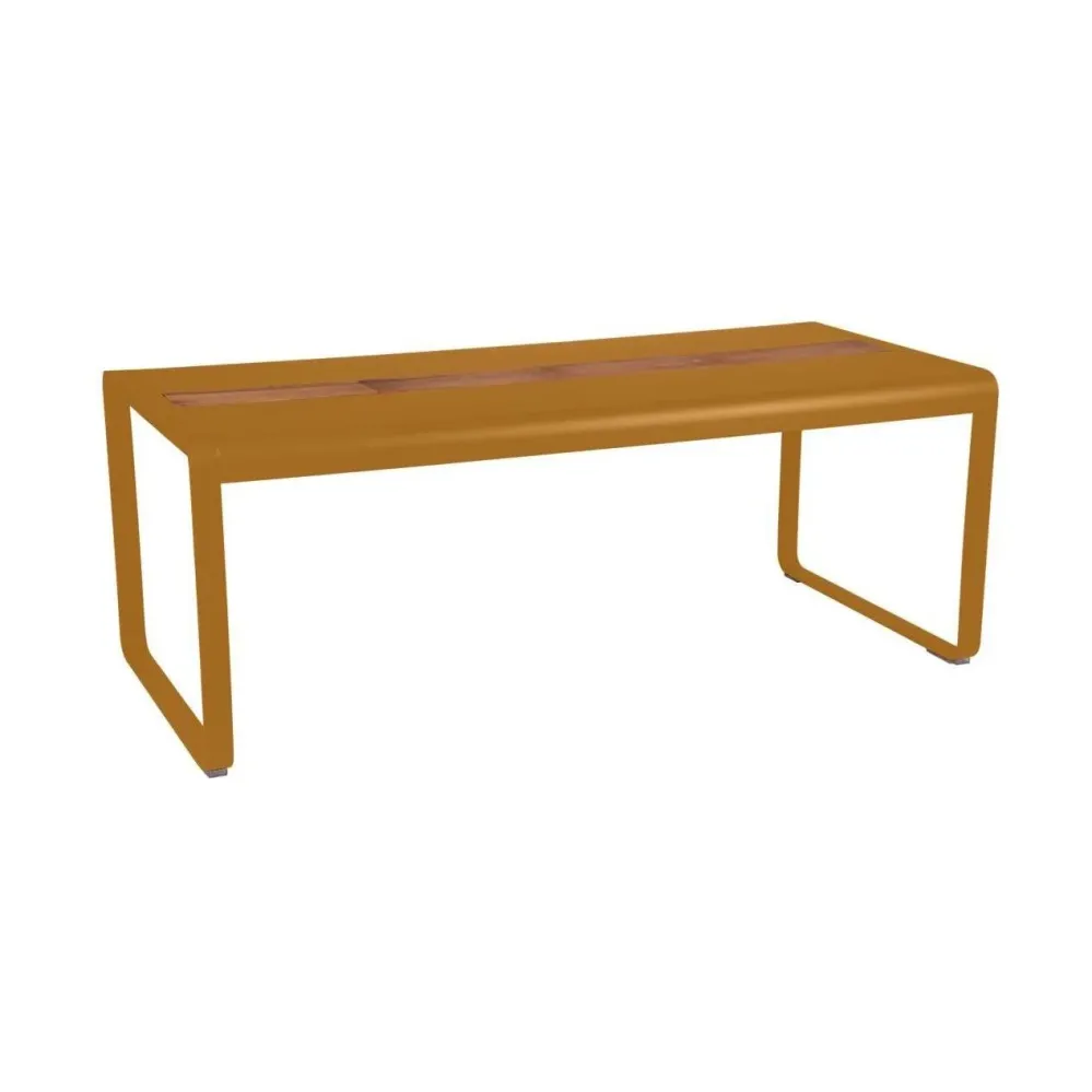 Fermob Bellevie tuintafel met opslagruimte 196x90 cm Gingerbread